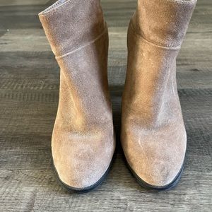 Suede leather BCBG high heeled boots 7.5